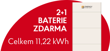 2+1 baterie zdarma