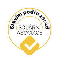 Logo Stavím podle zásad Solární asociace